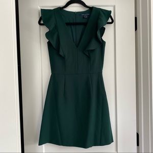 French Connection Whisper Ruffled Mini Dress
